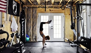 She Built Her Garage Gym To Perfection Now She Is Simply Enjoying Herself
