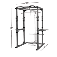 Xmark Power Cage With Dip Station And Pull Up Bar Content