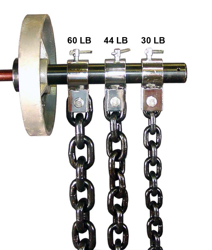 Ader Fitness Weight Lifting Chain - 45lbs with Collar